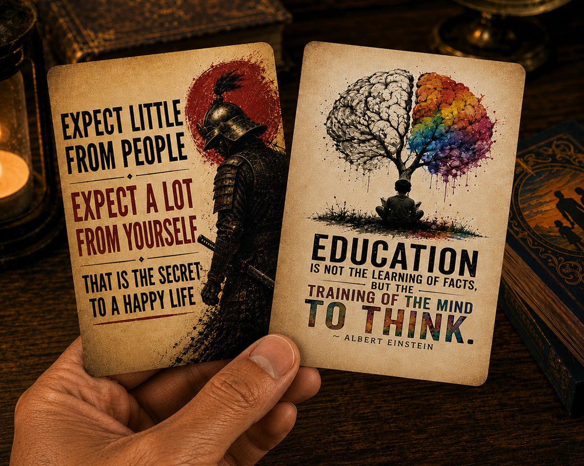 52 Inspirational Wisdom & Life Lesson Cards