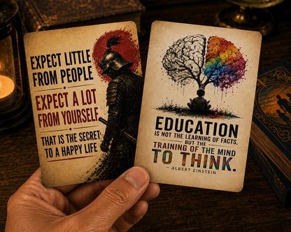 52 Inspirational Wisdom & Life Lesson Cards