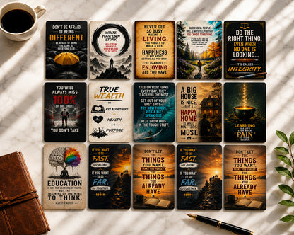 52 Inspirational Wisdom & Life Lesson Cards
